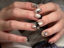 アース ネイルアンドアイラッシュ 甲府昭和店(HAIR & MAKE EARTH Nail&Eyelash)/リボンマグネット　¥9500