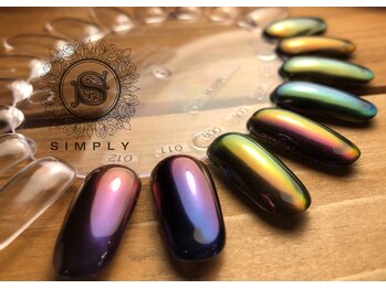 ブルージャムネイル(BLUE.JAM.nail)/新色ミラーネイル