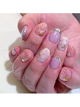 ブリス(Bliss produced by syisyu)/人魚の鱗ネイル