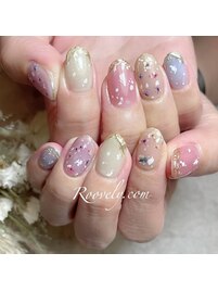 カラフル春ネイル