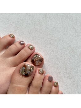 ネイルズ アール(nails R)/フット親指アートコース