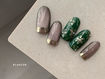 ブランロール 中目黒店(Blanl'or)/フラワー×マグネットネイル