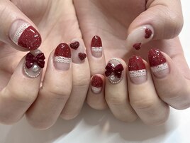 クリスマスボルドーフラッシュ