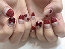 クリスマスボルドーフラッシュ