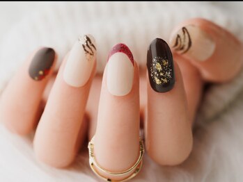 エムスラッシュ ソル センター南(M.SLASH SOL)/チョコ風デザインネイル