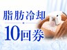 【脂肪冷却10回コース】 脂肪冷却4CUP(80分)+キャビテーション(20分)