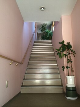 ビュップ 鶴ヶ峰店(美up)/階段を上がって２階へ♪