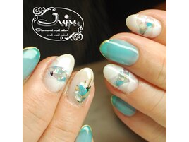 天然石風ネイル