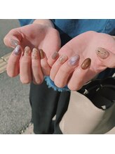 アトリエ ルー ネイルメゾン(atelier RU nail maison)/ダルメシアンネイル