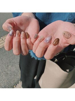 アトリエ ルー ネイルメゾン(atelier RU nail maison)/ダルメシアンネイル