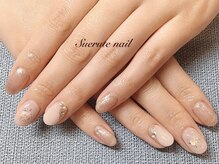 スエルテ ネイルサロン 北千住店/うねうねミラーネイル ¥8000