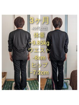 馨和整体院(けいわ整体院)/サイズダウン