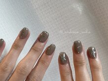 グラム バイ アンド ココ ネイル(GraM by And & coco. Nail)/シルバーネイル