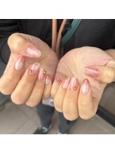 いちごカラーネイル♪