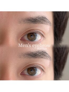 ゴートアイ(GOAT Eye)の写真/【11:00ー20:00営業のメンズ眉毛サロン】骨格診断で似合わせ眉ご提案！眉毛を整えて清潔感のある垢抜け眉毛