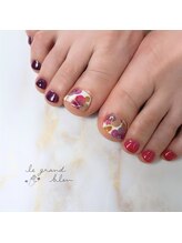 ルグランブルー(le grand bleu)/フット親指アート