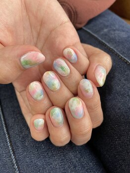 ユージューネイルルーム(UJU nail room)/マーブル