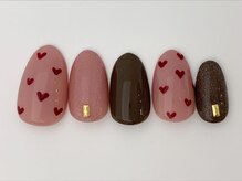 ネイルサロン アビー グランデュオ蒲田店(abbie)/[蒲田限定]バレンタイン¥10890