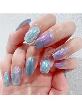 リンネ(Rinne)/うるうる梅雨カラーネイル