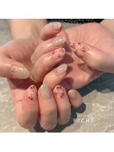 リッシュ(RICHE)/さくらんぼ×フラッシュネイル