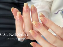 シーシーネイルサロン 池袋(C.C.Nail salon)/チークネイル+カラグラ