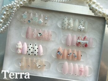 ネイルサロン テラブルー 渋谷店(Terra Blue)の写真/大人気☆韓国風/ワンホン/トレンドネイル16種類から選べるプレミアム定額¥5990◆マグ/ミラーのカラーも豊富