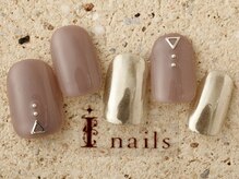 アイネイルズ 町田店(I nails)/シンプルミラー7980円