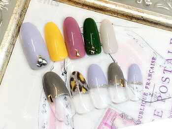 ネイルサロン ラミラージュ/ヒョウ柄ネイル