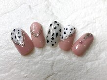 チャミュエル/ミラーライン＆うずらドット