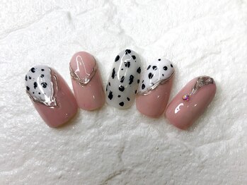 チャミュエル/ミラーライン＆うずらドット