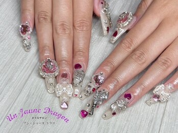 アン ジョーヌドラゴ/【ロングネイル】ホワイトネイル