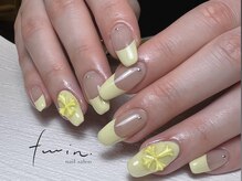 ツイン(twin.)/春フレンチネイル＊