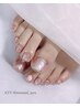 ayu限定《モニター募集》【FOOT】ワンカラー・グラデ・フレンチ・マグネット