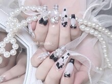 リンドネイル バイ モカ アンド ララ(Lind nail by moca and LaLa)/【mizuki】チェックネイル