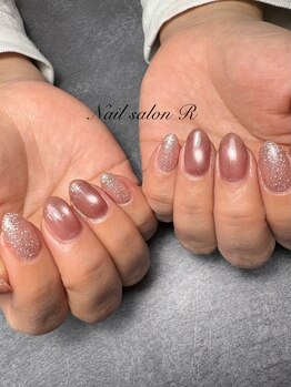 マグネット×フラッシュネイル