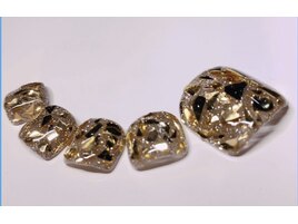 ★人気ガラスフットネイル