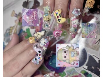 プリンセス(Princess)/カラフルネイル9900円