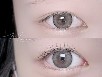 マミノン 武蔵小杉(Maminon)の写真/負担を抑えたまつげパーマ。黒ケラチン導入と繊細なロッド選定で自まつげを守り、自然で品のある仕上がりへ