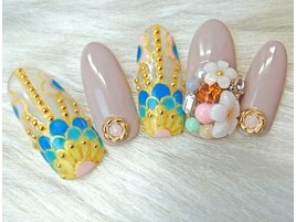 スモーキー曼荼羅フラワー