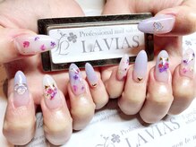 プロフェッショナル ネイルサロン ラヴィアス(LAVIAS)/【スカルプ】お好きなアート6本