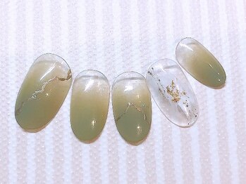 ピーチポット/【上品シンプルアート付7900円】