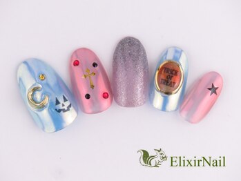 エリクサーネイル 心斎橋(Elixir Nail)/定額bカジュアル/クーポン使用