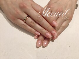 バレンタインネイル