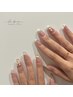 【nail】人気のマグネットネイルフレンチ　オフ込み￥7500