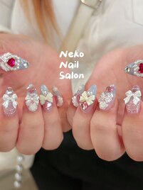 ギャルネイル　ゴテゴテネイル