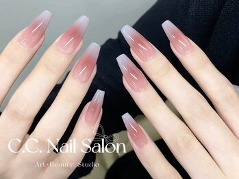 シーシーネイルサロン 池袋(C.C.Nail salon)/チークネイル+カラグラ