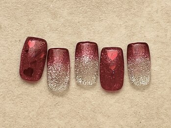 クリスマスカラーネイル