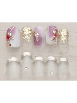 手描きアートが得意なサロン