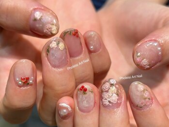 フィレシアートネイル(Pholeisi Art Nail)の写真/【爪に優しいパラジェル導入店】初めてでもユニークアートに挑戦！爪に優しいパラジェル＆安心の衛生管理♪