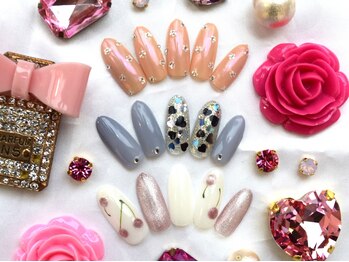 ネイルサロンアンドデコショップ アシュリー 大宮店(Ashliy)の写真/【デザインA¥6282/B¥7182/C¥8082】トレンドデザイン多数ご用意★イベントにピッタリのデザインが見つかる!!